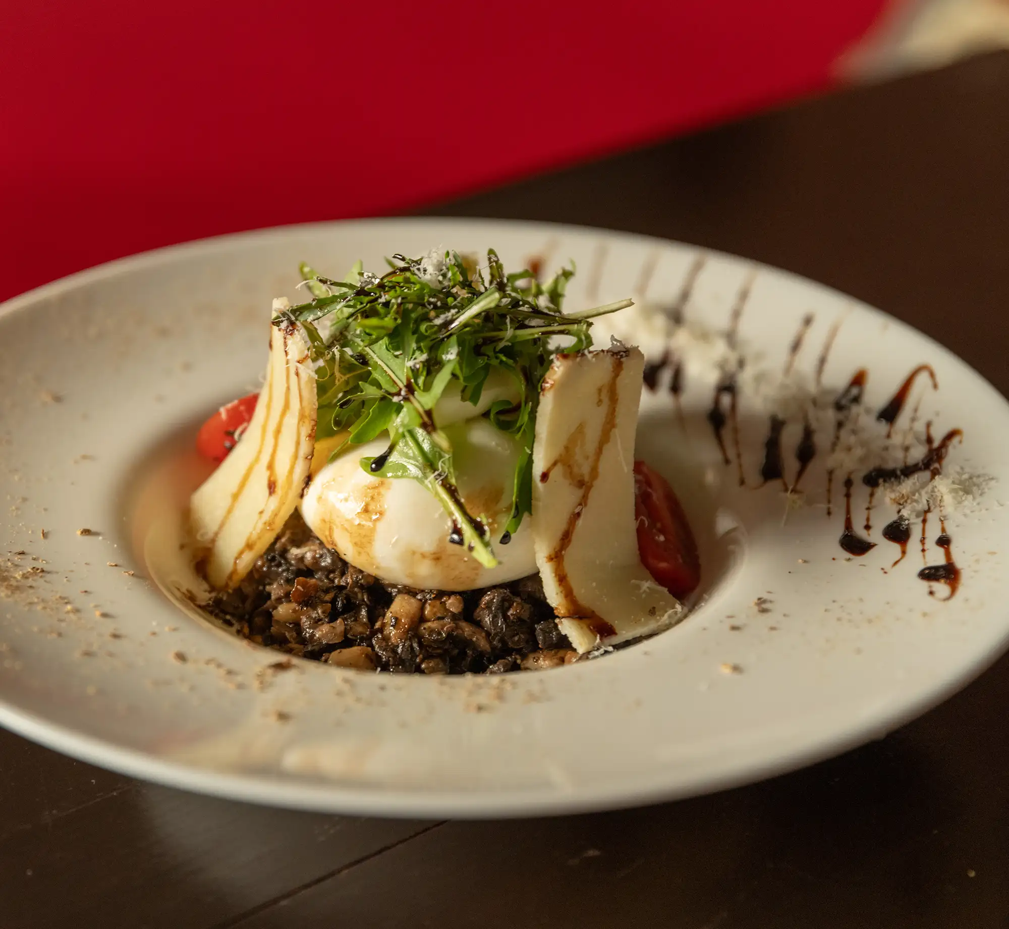 Burrata à la truffe noire